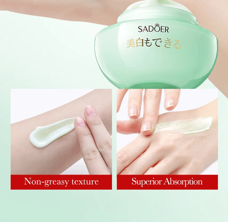 SADOER Nicotinamide Moisturizing Face Cream for Faical Brightening Nourishing Hydrating Firming Facial Creams Face Skin Care