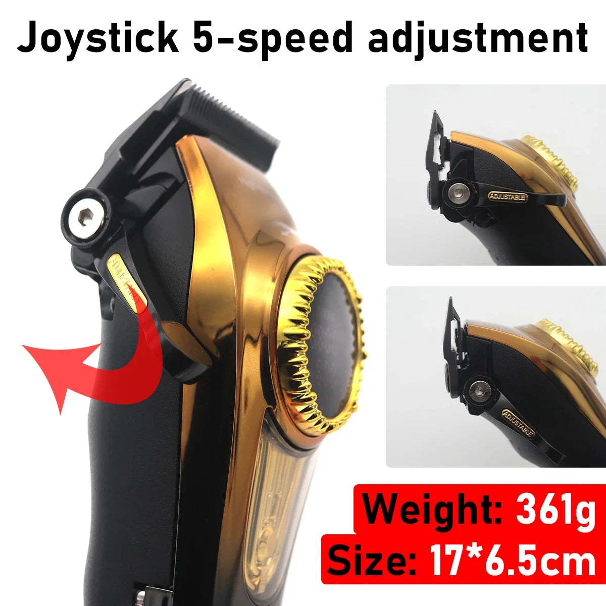 Kemei KM-1691 Baber Professional Hair Clipper Hair Cutting Machine  For Men Electric Hair Trimmer Men Gift 9000RPM 10W