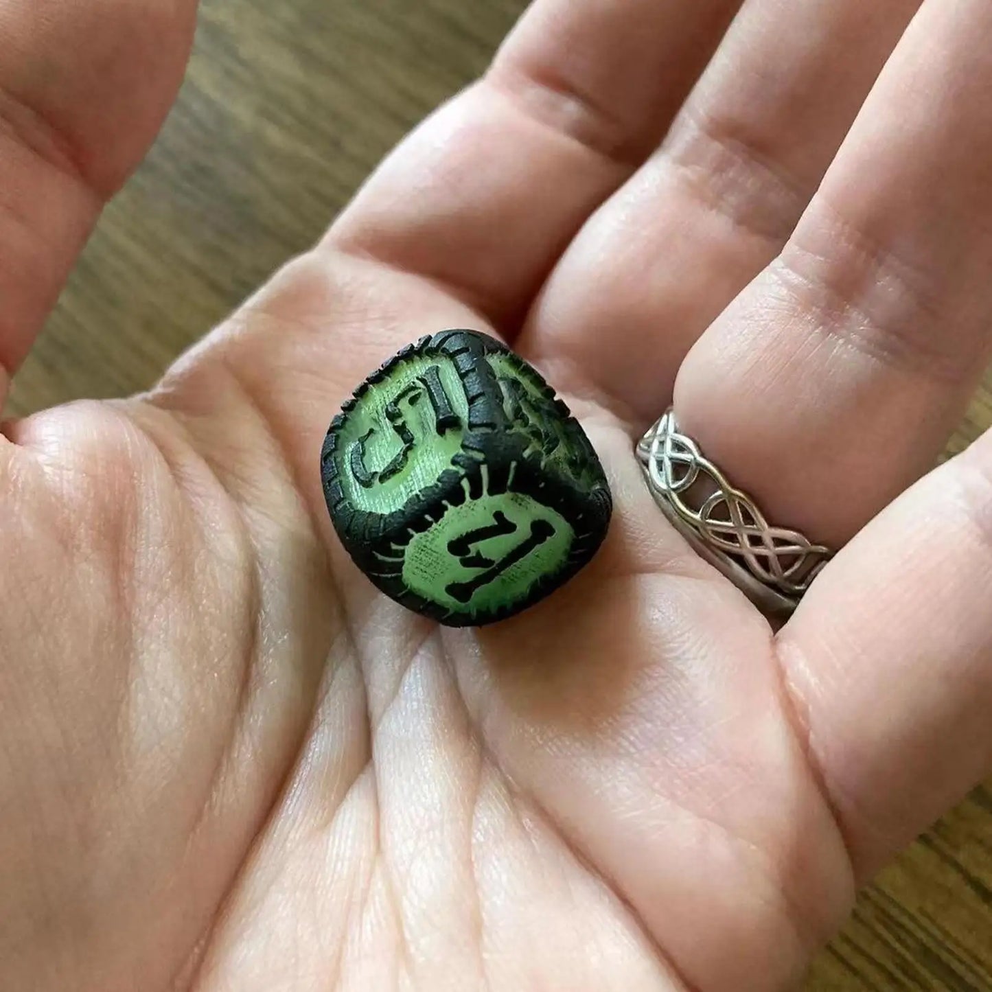 Luminous Retro Dice Halloween Luminous Retro Dice Luminous DND Dice Glowing In The Dark Role Playing Table Games Club Pub Party