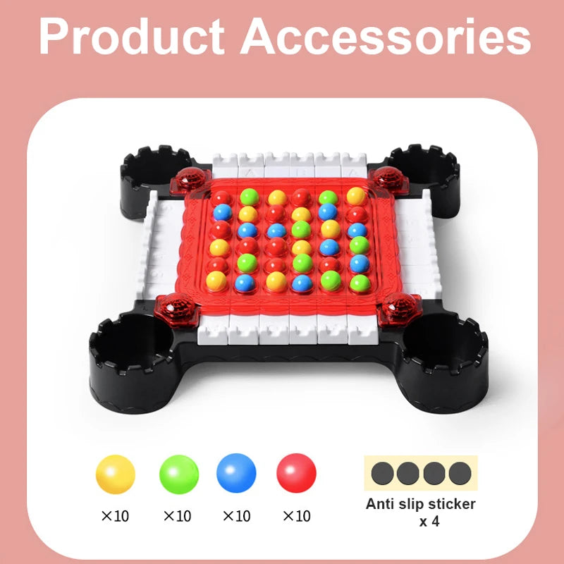 Children's Puzzle Game Toys Color Beads Elimination Board Game Educational Logical Thinking Training Party Game kid interaction