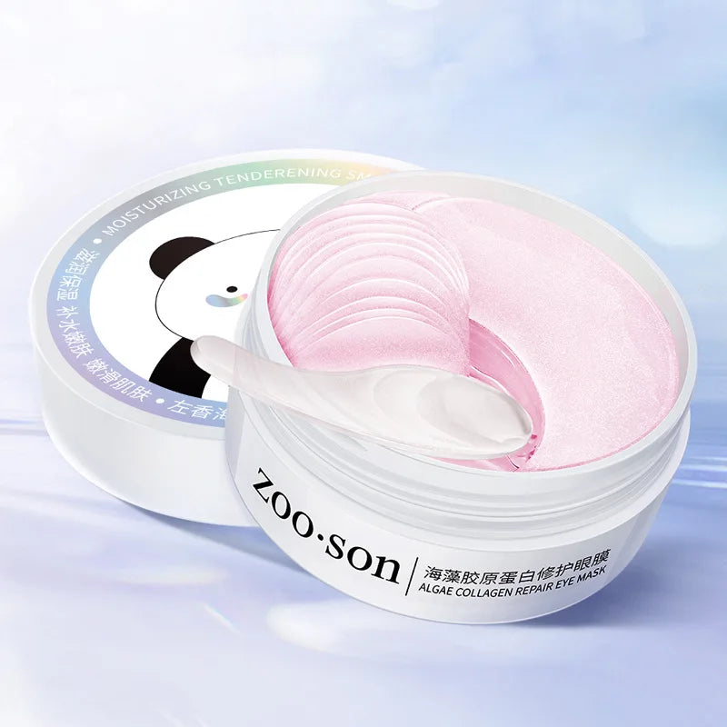 60pcs/box BIOAQUA Seaweed Crystal Collagen Eye Mask Anti Dark Circles Remove Eye Bags Moisturizing Eye Patches for Eye Skin Care