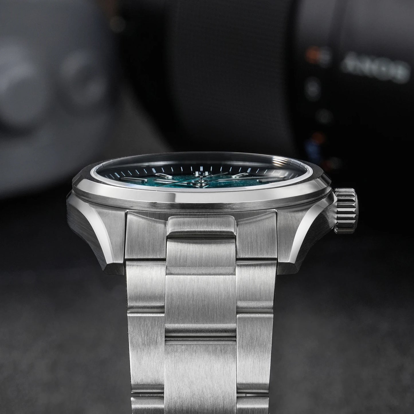 Watchdives WD0003B Original Design Aventurine Dial Men Watch VH31 Sweep Seconds Quartz Movement 36mm Watches Luminous Waterproof