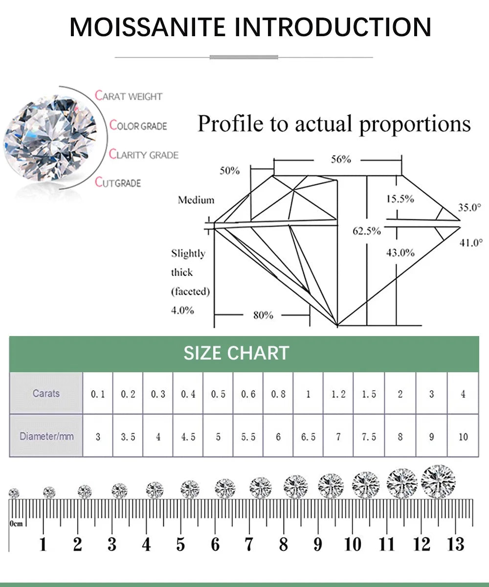 GRA Certified 0.5carat Pear Cut Moissanite Diamond Necklaces for Women 925 Sterling Silver Neck Chain Waterdrop Shape Choker