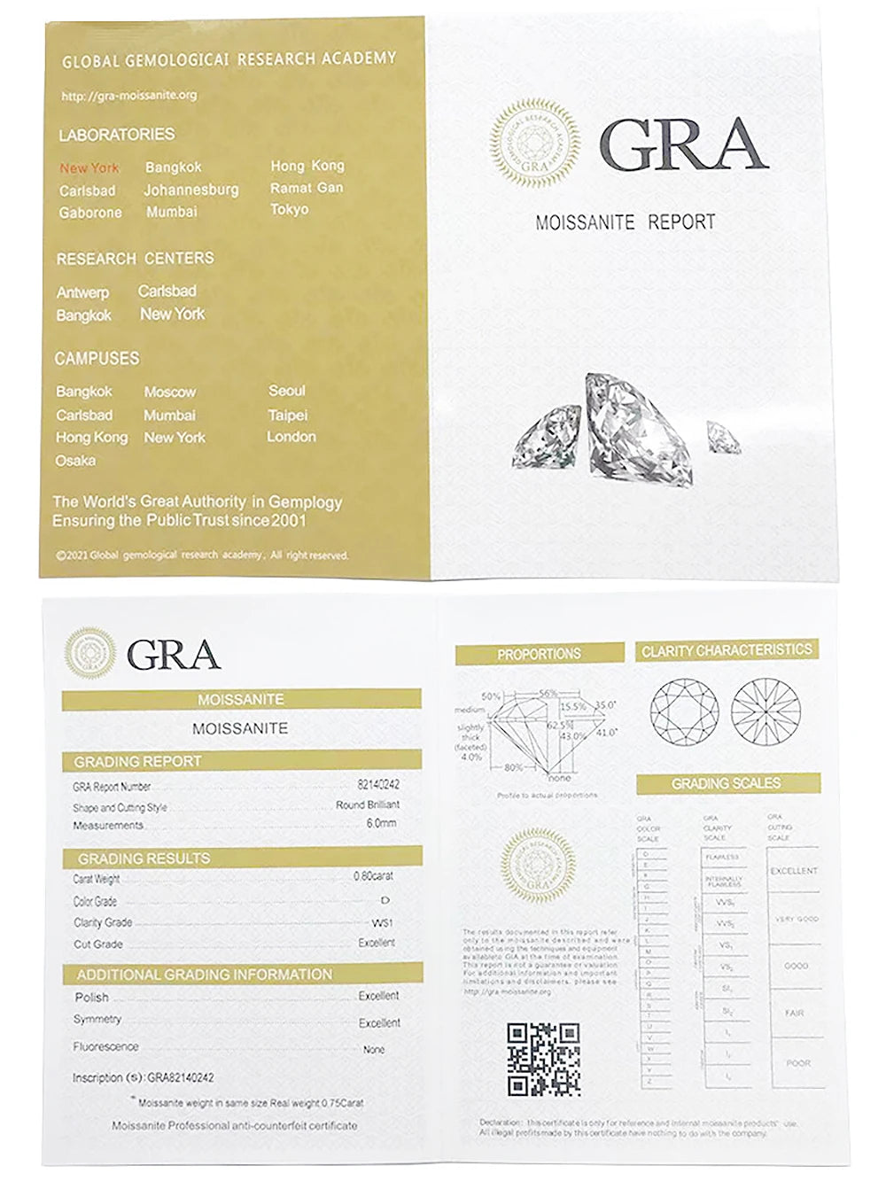 GRA Certified 0.5carat Pear Cut Moissanite Diamond Necklaces for Women 925 Sterling Silver Neck Chain Waterdrop Shape Choker