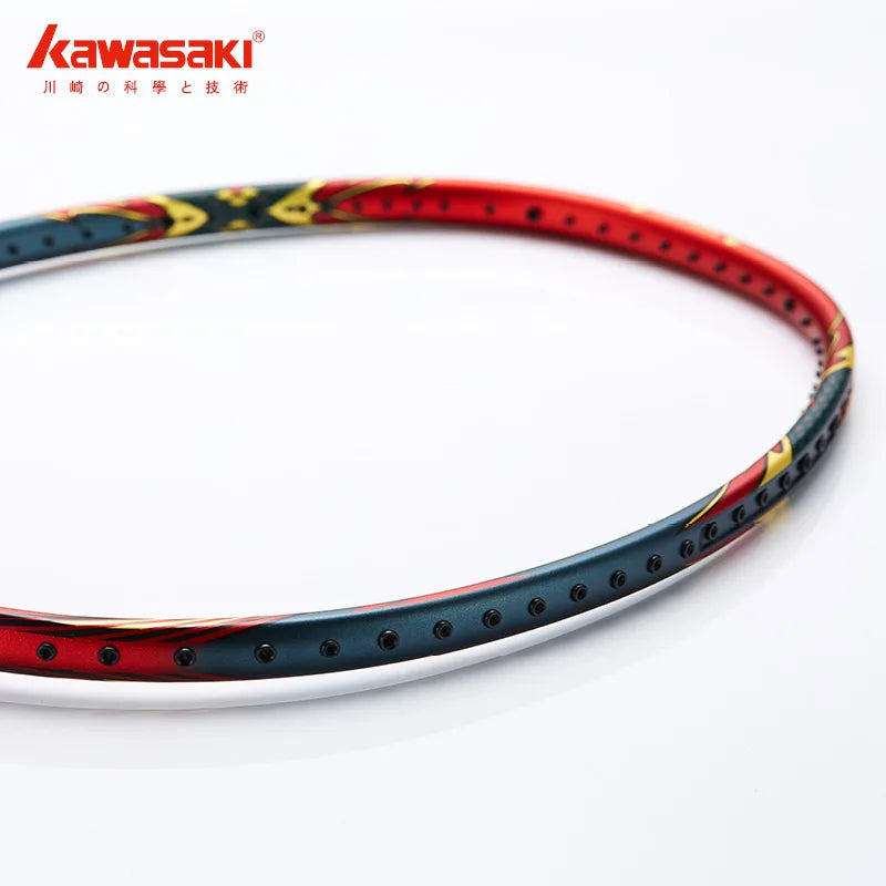 Kawasaki KING K9 4U Badminton Racket Professional T-Join Power All-around Speed&Attack Kawasaki Badminton Racket