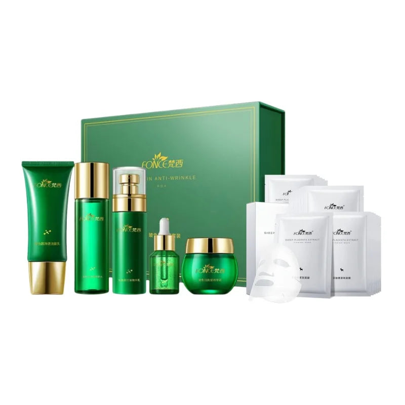 Five Piece FONCE Bose Skin Care Set Face Essence Moisturizing Korean Face Set，all-in-one skin lotion