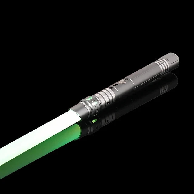 RGB Metal Lightsaber Dueling Smooth Swing Laser Sword Sabre De Luz 16 Color Changing 16 Sounds FOC Rave Weapon Flashing Toy