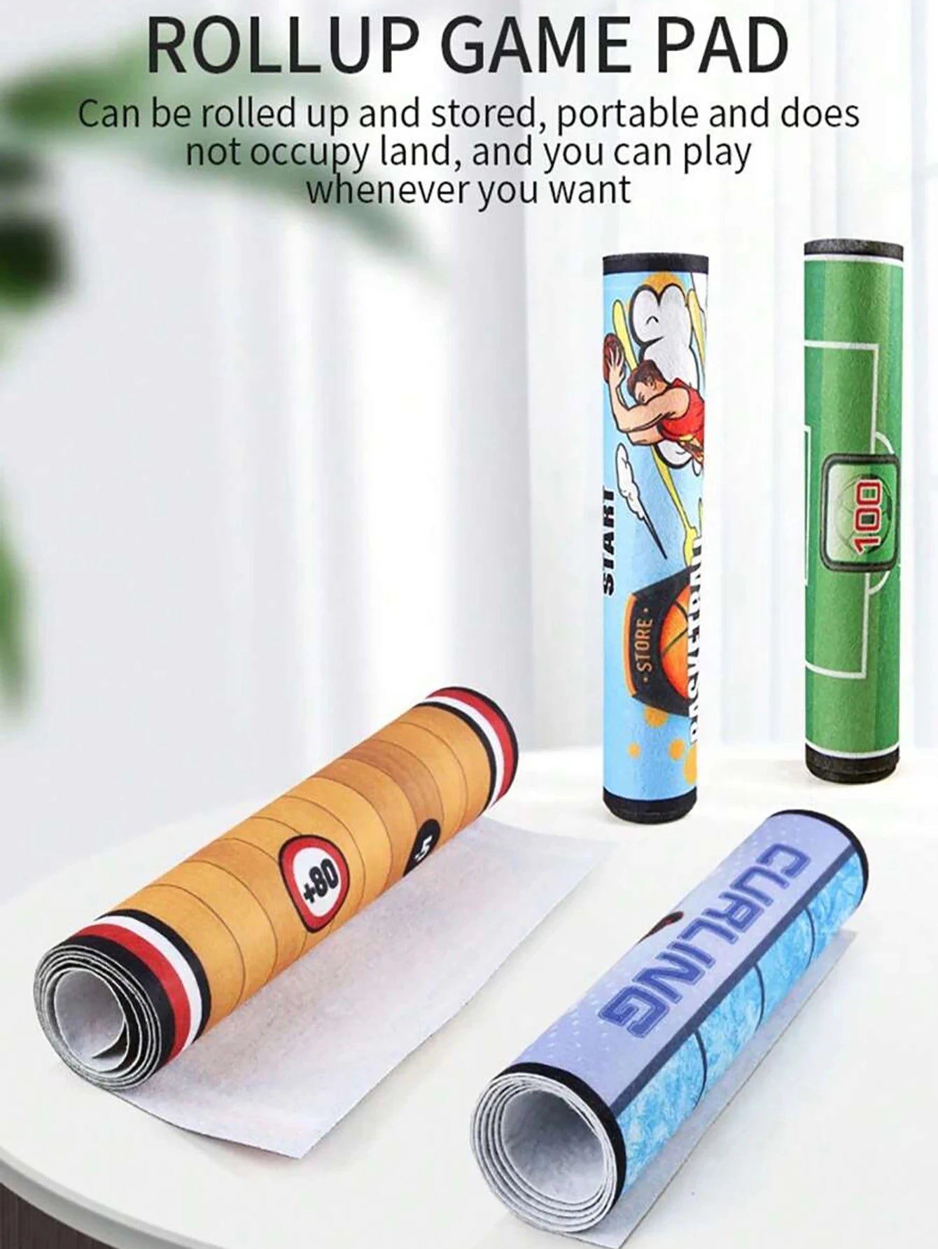 Portable Children Interactive Social Board Games Curling Soccer Bowling Table Games Mat Family Friend Party Fun Indoor Sport Toy