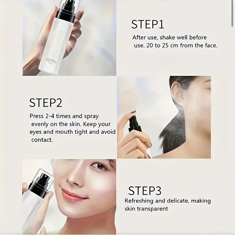 Makeup Fixer Spray Waterproof Sweatproof Long Lasting Oil Control Hydrating Makeup Fixing Setting Spray Cosmetics