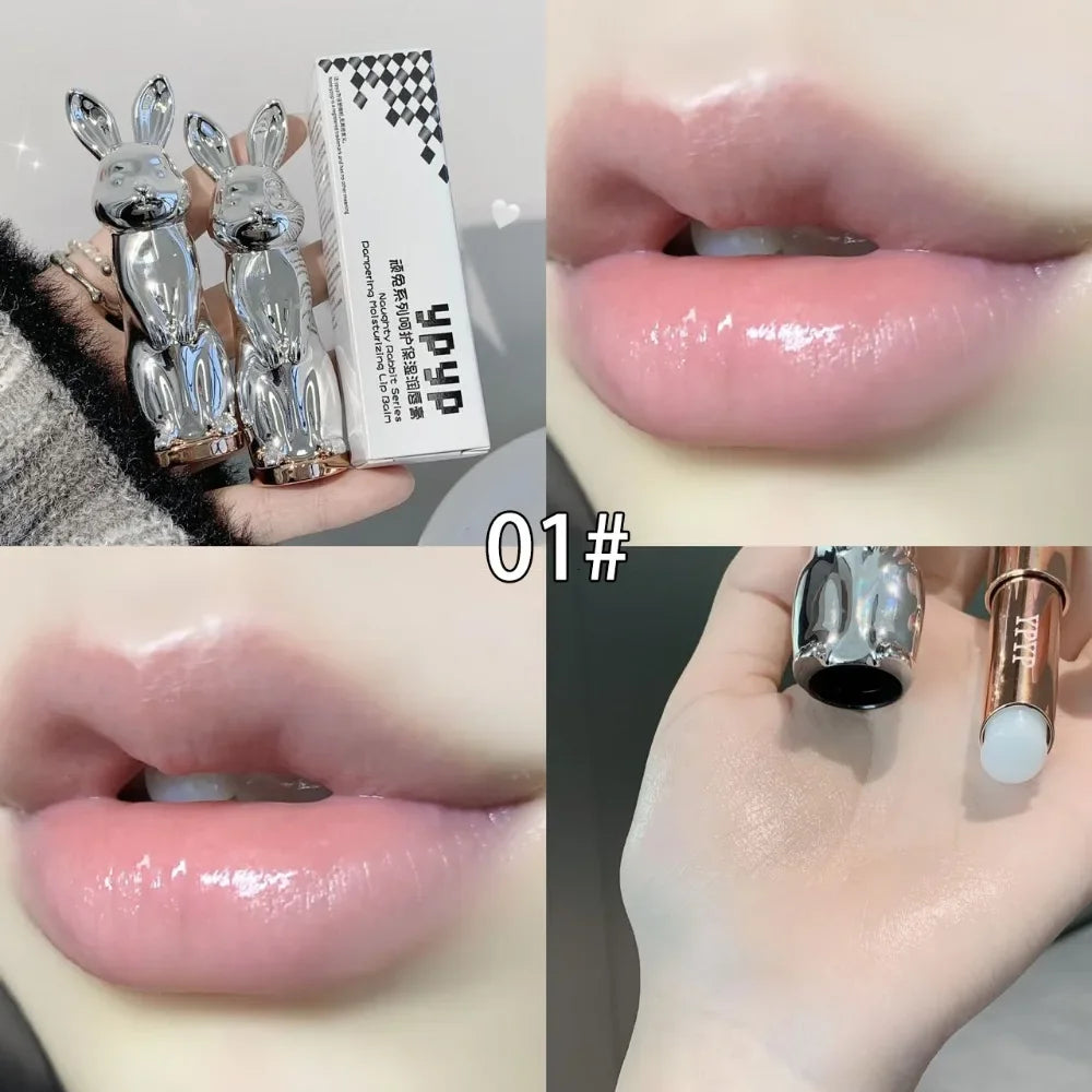 Dark Rose Moisturizing Lip Balm Hydrating Lip Care Stick Exfoliates Dead Skin Smoothens Lip Lines Perfect Base Clear Lipstick