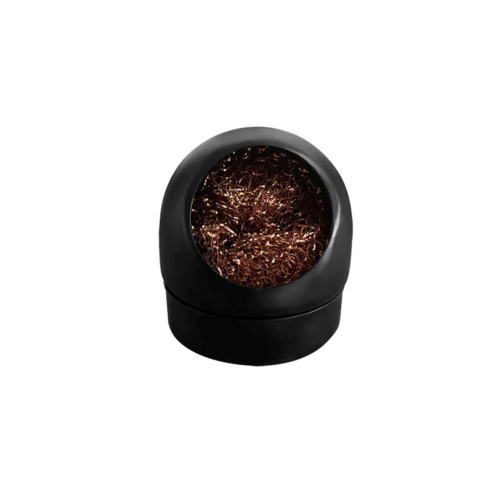 Cleaning Ball Desoldering Soldering Iron Mesh Filter Cleaning Nozzle Tip Copper Wire Cleaner Ball Metal Dross Box Clean Ball