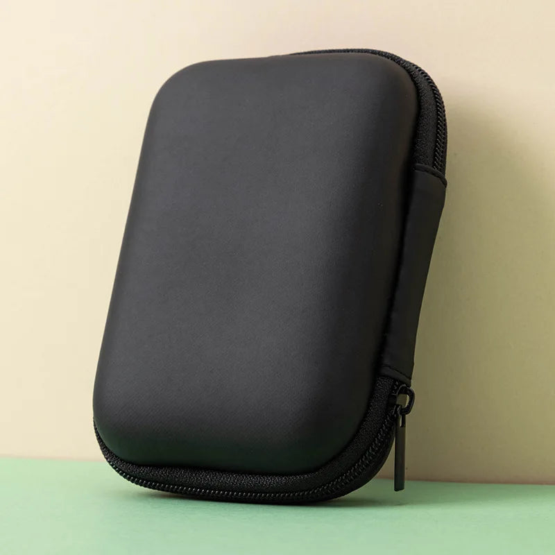 Mini 2.5-inch hard drive storage bag, data cable headphone bag,  poker card bag, card collection storage bag, zero wallet