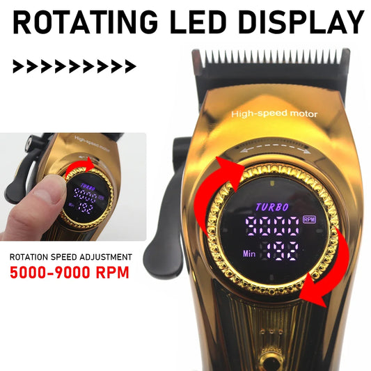 Kemei KM-1691 Baber Professional Hair Clipper Hair Cutting Machine  For Men Electric Hair Trimmer Men Gift 9000RPM 10W