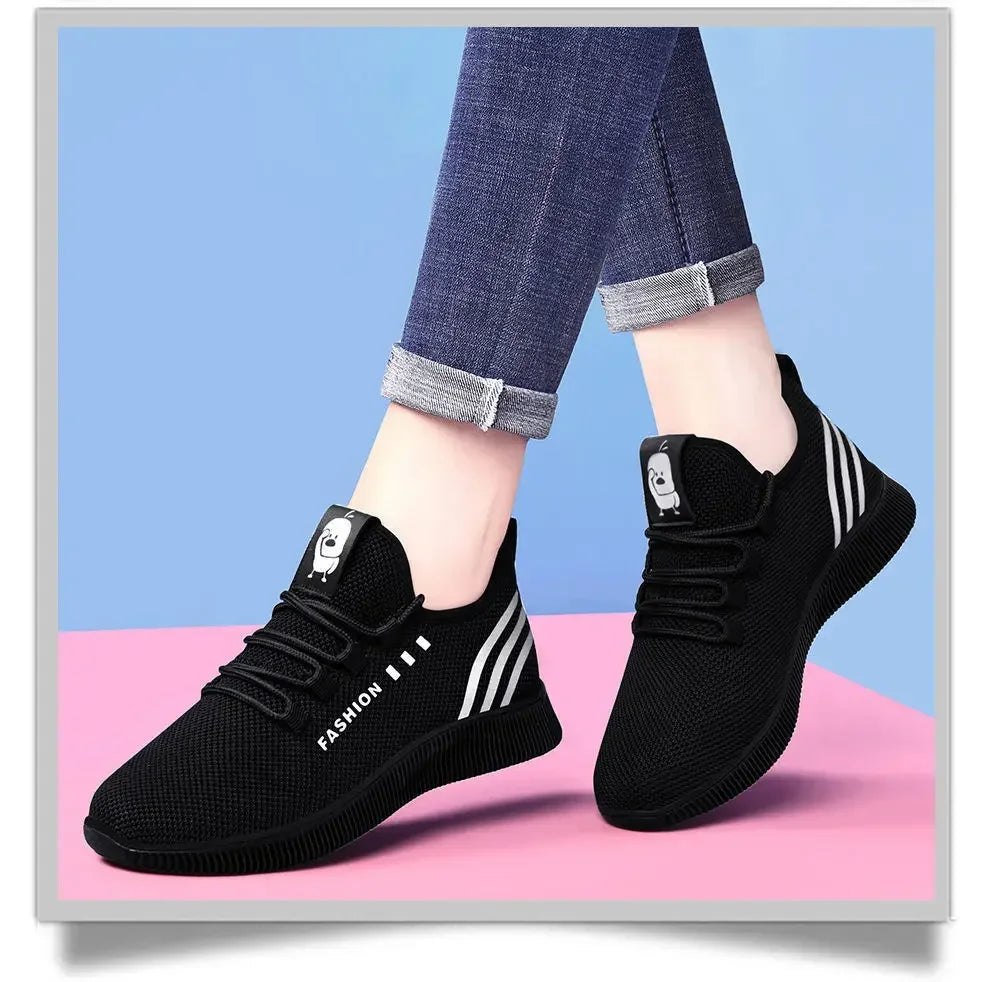 Running Shoes Lightweight Sneakers Breathable Walking Sneakers Shoes Free To Adjust The Tightness for Women for Gym Travel Work