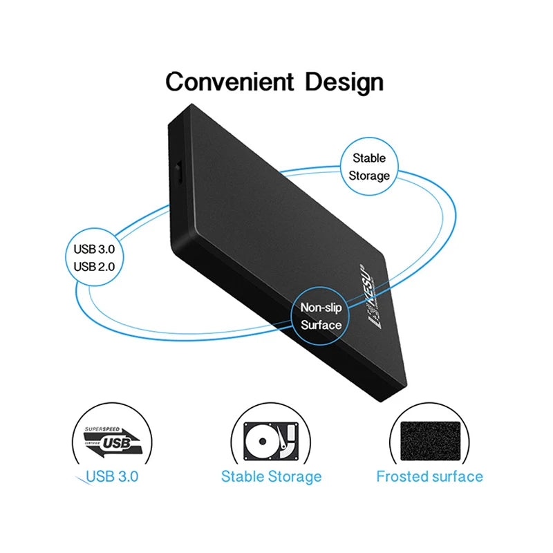KESU HDD 2.5" Portable External Hard Drive 2tb/1tb/500gb/750gb USB3.0 disk memory  for PC tablets PS4 notebook Desktop Computer