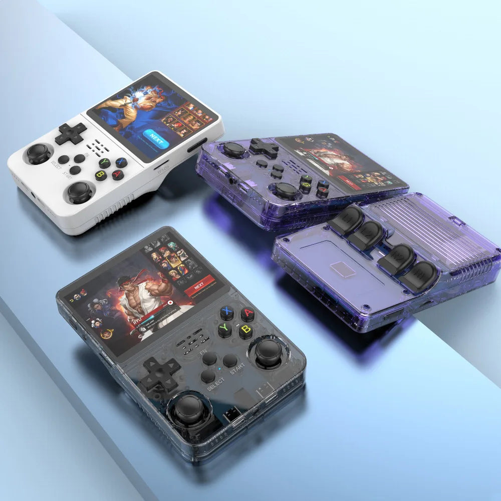 R36S Retro Handheld Game Console Original Arkos System 3.5 Inch IPS Screen Portable Pocket Video Player 64GB 128GB Kid Gift