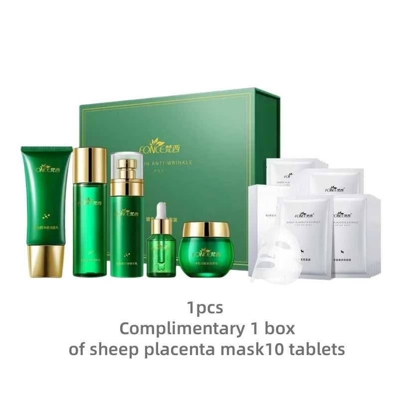 Five Piece FONCE Bose Skin Care Set Face Essence Moisturizing Korean Face Set，all-in-one skin lotion