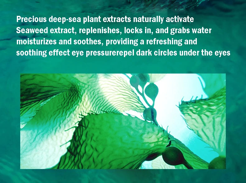 60pcs/box BIOAQUA Seaweed Crystal Collagen Eye Mask Anti Dark Circles Remove Eye Bags Moisturizing Eye Patches for Eye Skin Care
